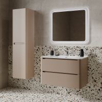 Товар: Тумба с раковиной Iddis Edifice 80 EDI80C0i95K подвесная Капучино - фото 9 Тумба с раковиной Iddis Edifice 80 EDI80C0i95K подвесная Капучино — фото 9, Мебель для ванной