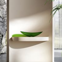 Раковина-чаша Abber Kristall 60 AT2808Emerald Зеленая — фото 4, Раковины накладные