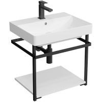 Консоль под раковину Kerama Marazzi Pro 55 PRO.55.02\BLK.M Черная матовая — фото 1, Консоли для раковины