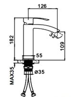 Смеситель для раковины Frap H803 F10803 Сатин — фото 16, Смесители для раковины