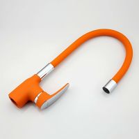 Смеситель для кухни Frap F4453-02 Оранжевый — фото 2, Смесители для кухни