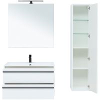 Товар: Тумба под раковину Aquanet Lino 90 253904 подвесная Белая матовая - фото 7 Тумба под раковину Aquanet Lino 90 253904 подвесная Белая матовая — фото 7, Мебель для ванной