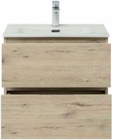 Комплект мебели для ванной Aquanet Алвита New 60 274209 подвесной Дуб веллингтон белый — фото 11, Комплекты мебели для ванной