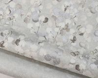 Обои Solo Lunaria E106309 Винил на флизелине (1,06*10) Серый/Серебряный/Сиреневый, Листья — фото 2, Обои для стен