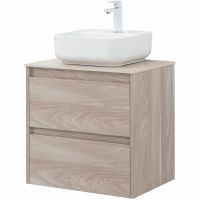 Тумба под раковину Aquanet Nova Lite 60 287884 подвесная Орех светлый — фото 11, Тумбы под раковину