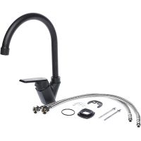 Смеситель для кухни Orange OneLife P02-000b Черный — фото 4, Смесители для кухни