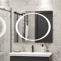 Зеркало Континент Galaxy 1000x800 ЗЛП28 с подсветкой с сенсорным выключателем — фото 7, Зеркала в ванную комнату