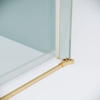 Душевой уголок Grossman Classic 100х80 120.K33.04.1080.32.00 профиль Золото сатин стекло прозрачное — фото 7, Прямоугольные душевые уголки