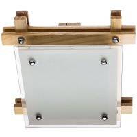 Потолочный светильник Artelamp Archimede A6460PL-1BR Белый Коричневый — фото 1, Светильники