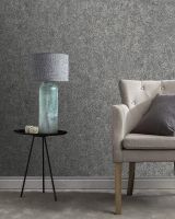 Обои Solo Fluid E105107 Винил на флизелине (1,06*10) Серый, Штукатурка — фото 3, Обои для стен