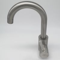 Смеситель для раковины Ростовская Мануфактура Сантехники SUS124-001F-1 Нержавеющая сталь — фото 5, Смесители