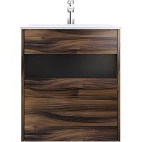 Тумба под раковину AM.PM Func 60 M8FFUX0601OF подвесная Дуб крафт — фото 1, Тумбы под раковину