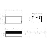 Товар: Раковина Abber Stein 80 AS2645-0.8 Белая матовая - фото 6 Раковина Abber Stein 80 AS2645-0.8 Белая матовая — фото 6, Раковины