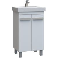 Тумба под раковину Vigo Nova 50 tn.NOV.TIG.50.2D Белая — фото 1, Тумбы под раковину