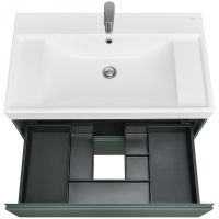 Товар: Тумба под раковину Roca Ona 80 A857630513 подвесная Зеленая матовая - фото 3 Тумба под раковину Roca Ona 80 A857630513 подвесная Зеленая матовая — фото 3, Мебель для ванной