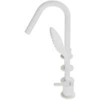 Товар: Смеситель на борт ванны Cezares Leaf LEAF-BVDM4-BIO Белый матовый - фото 5 Смеситель на борт ванны Cezares Leaf LEAF-BVDM4-BIO Белый матовый — фото 5, Смесители