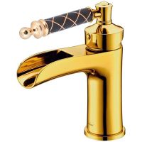 Смеситель для раковины Boheme Vogue 211-MR-B Золото — фото 1, Смесители