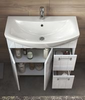 Товар: Тумба под раковину Vigo Diana 80 tn.DIA.BAL.80.2D.2Y Белая - фото 5 Тумба под раковину Vigo Diana 80 tn.DIA.BAL.80.2D.2Y Белая — фото 5, Мебель для ванной