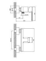 Смеситель для душа Orange Plito M16-200cr Хром — фото 8, Смесители