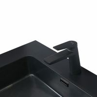 Тумба с раковиной Orans BC-2055-1000L 100 2055100L подвесная Темно-серая — фото 11, Мебель для ванной