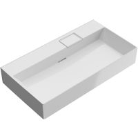 Раковина Kerama Marazzi Logica 90 LO.wb.90.0 Белая глянцевая — фото 1, Раковины подвесные