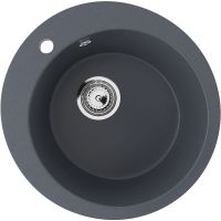 Кухонная мойка Ulgran Classic U-405-343 Антрацит — фото 1, Кухонные мойки