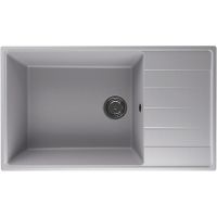 Кухонная мойка Ulgran Quartz Prima 860-04 Платина — фото 1, Кухонные мойки