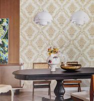 Обои Bernardo Bartalucci Coco 5084-1 Флизелин (1,06*10,05) Бежевый, Дамаск — фото 2, Обои для стен