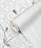 Обои Prima Italiana Colomba 80625 Винил на флизелине (1,06*10) Белый, Абстракция — фото 3, Обои для стен