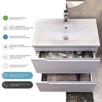 Тумба под раковину Vigo Neo 60 tn.NEO.9696.60.2Y Белая — фото 3, Тумбы под раковину