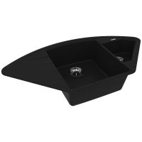 Кухонная мойка Lemark Irkana 980 9910043 Антрацит — фото 2, Кухонные мойки