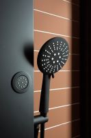 Душевая дверь Aquanet Pleasure AE60-N-150H200U-BT 150 273599 профиль Черный матовый стекло прозрачное — фото 10, Раздвижные душевые двери