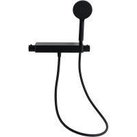 Смеситель для душа Allen Brau Fantasy с термостатом Черный матовый арт-5.11002-31 — фото 7, Смеситель для душа