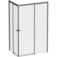 Товар: Душевой уголок AM.PM X-Joy 120х80 W94G-403-12080-BТ профиль Черный матовый стекло прозрачное - фото 14 Душевой уголок AM.PM X-Joy 120х80 W94G-403-12080-BТ профиль Черный матовый стекло прозрачное — фото 14, Прямоугольные душевые уголки