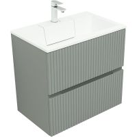 Тумба под раковину Aquanet Джейн 70 313317 подвесная Мисти грин — фото 4, Тумбы под раковину