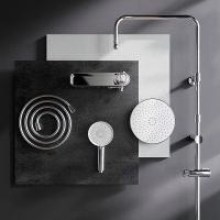 Душевая система AM.PM X-Joy F0785A600 Хром — фото 15, Душевые стойки