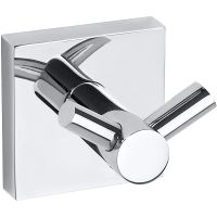 Двойной крючок Bemeta Beta 132106032 Хром — фото 1, Крючки для полотенец