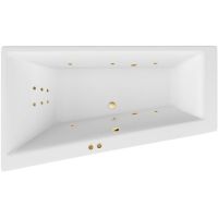 Акриловая ванна Excellent Sfera Slim 170x100 L WAEX.SFL17S.LINE.GL с гидромассажем — фото 1, Ванны