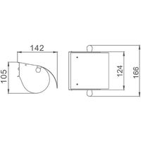 Держатель туалетной бумаги Haiba HB501 с крышкой Хром — фото 2, Держатели туалетной бумаги