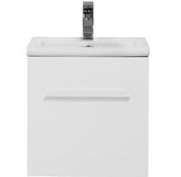 Товар: Тумба с раковиной Aquanet Порто 50 212575 подвесная Белая - фото 2 Тумба с раковиной Aquanet Порто 50 212575 подвесная Белая — фото 2, Тумбы с раковиной