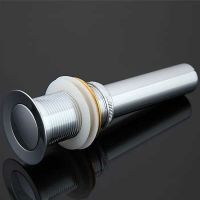 Донный клапан Frap F66 click-clack Хром — фото 3, Донные клапаны