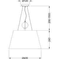 Подвесной светильник Maytoni Modern Bergamo MOD613PL-03W Белый Хром — фото 7, Подвесные светильники