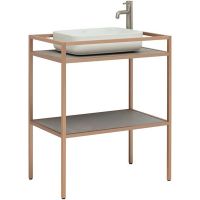 Консоль под раковину Allen Brau Liberty 75 1.33002.60 Медь браш — фото 1, Консоли для раковины