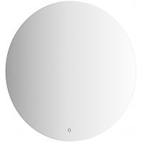 Зеркало Evoform Ledshine d80 BY 2655 с подсветкой 21 W - сенсорный выключатель - теплый белый свет — фото 1, Мебель для ванной