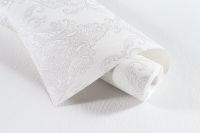 Обои Артекс New Look 5 10609-01 Винил на флизелине (1,06*10,05) Белый, Дамаск — фото 2, Обои для стен