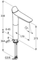 Товар: Смеситель для раковины Kludi Ambienta 532980575 Хром - фото 10 Смеситель для раковины Kludi Ambienta 532980575 Хром — фото 10, Смесители