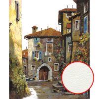 Фреска Ortograf Городской пейзаж живопись 11681 Фактура флок FLK Флизелин (2,2*2,7) Коричневый/Бежевый, Город/Живопись — фото 1, Фрески