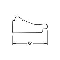 Зеркало Evoform Octagon 49х49 BY 3865 в багетной раме - Махагон с орнаментом 50 мм — фото 5, Мебель для ванной