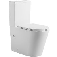 Унитаз компакт beWash Aldo BKBWT401670 Белый матовый с бачком и сиденьем Микролифт — фото 1, Унитазы