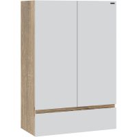 Подвесной шкаф СанТа Марс 60 700413 Белый Янтарное дерево — фото 1, Шкафы для ванной